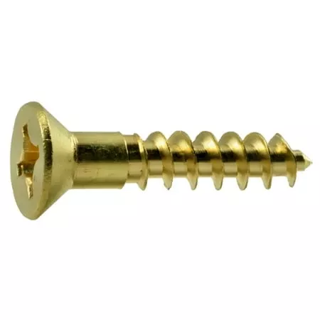 #10 X 1 Brass Phillips Flat Head Wood Screws – Durable And Versatile Fasteners