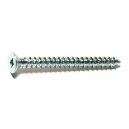 #10 X 2 Zinc Plated Steel Square Drive Flat Head Sheet Metal Screws – Smsfls-275