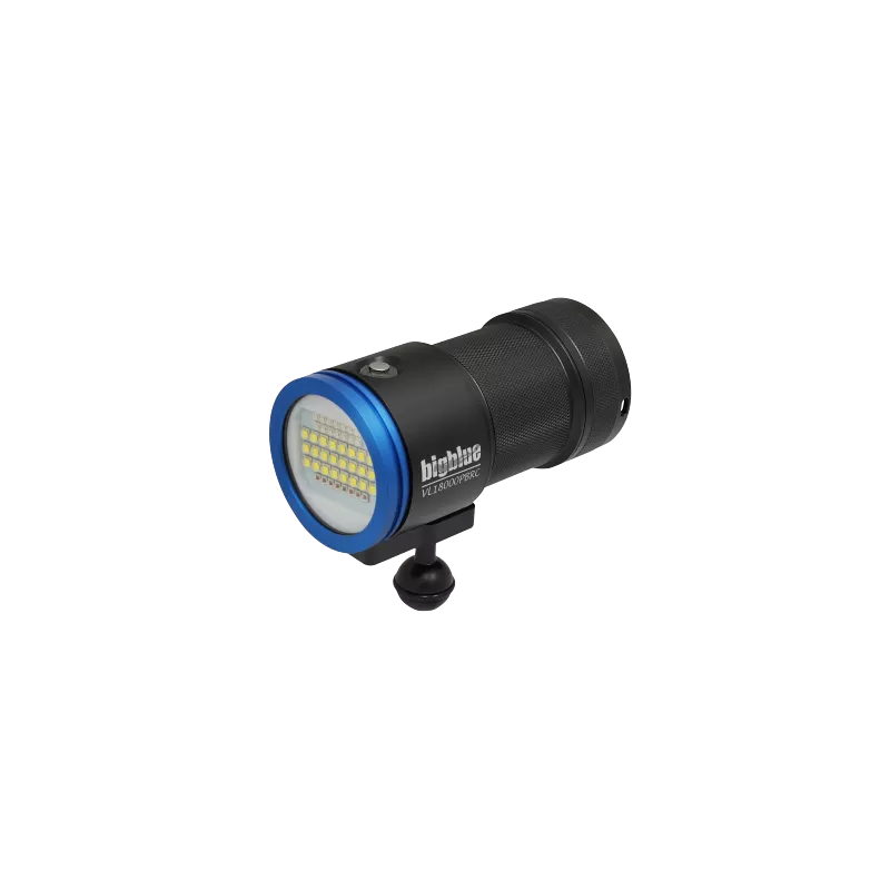 18,000-Lumen Remote Control Video Light w/ Built-in Blue & Red LED