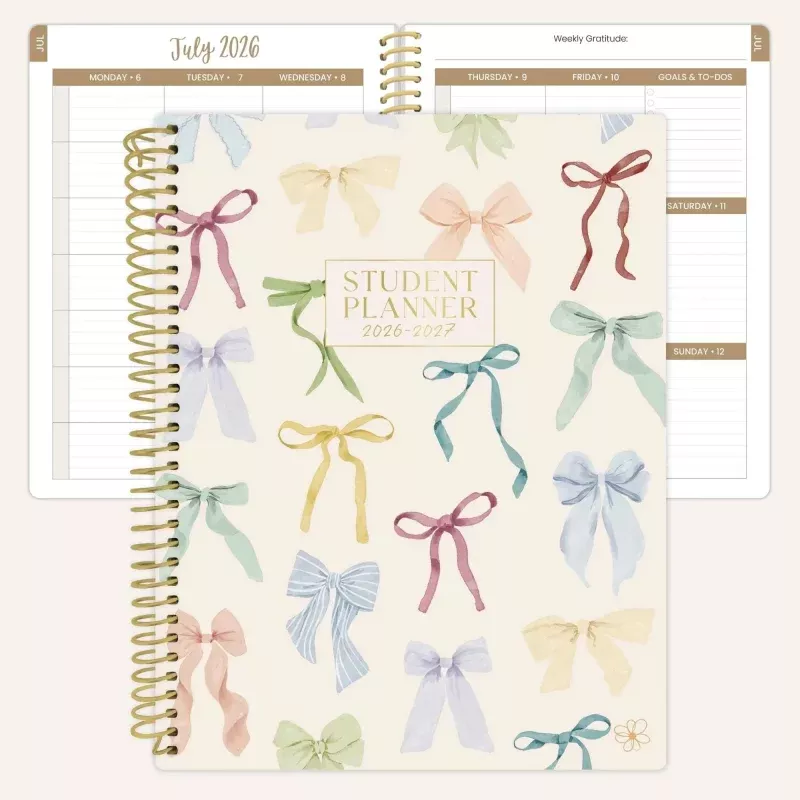 202627 Daisy Column Academic Planner, 7" x 9"