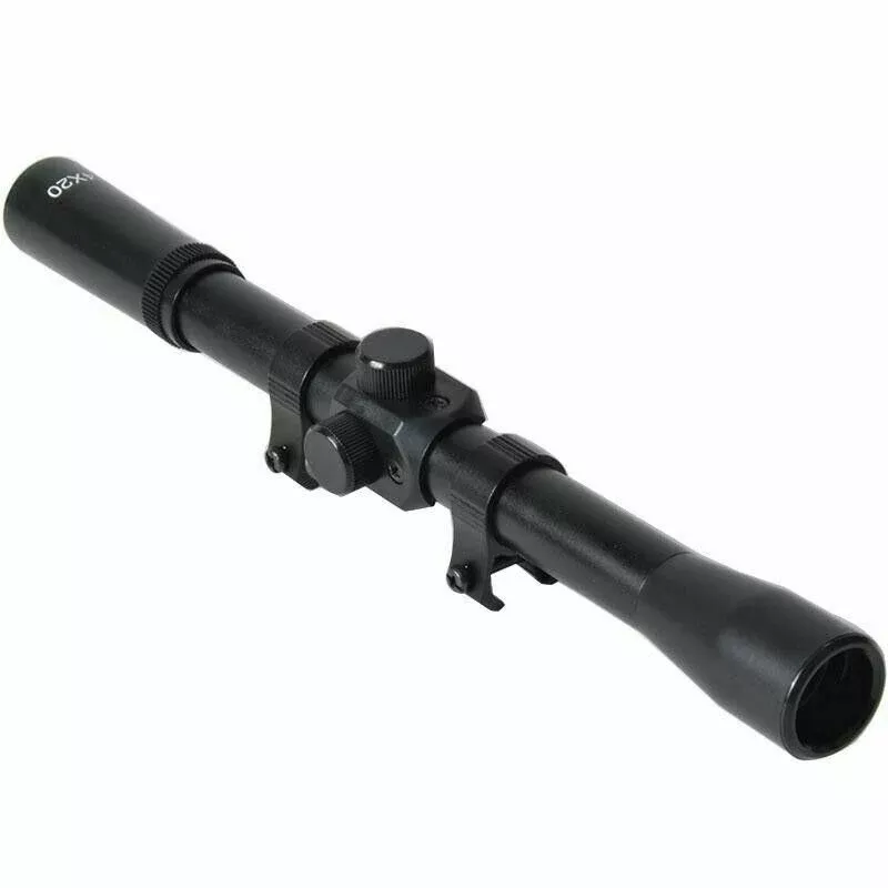 4 x 20 Scope for Hunting Crossbows Rifle Airsoft Black Color – Open Box