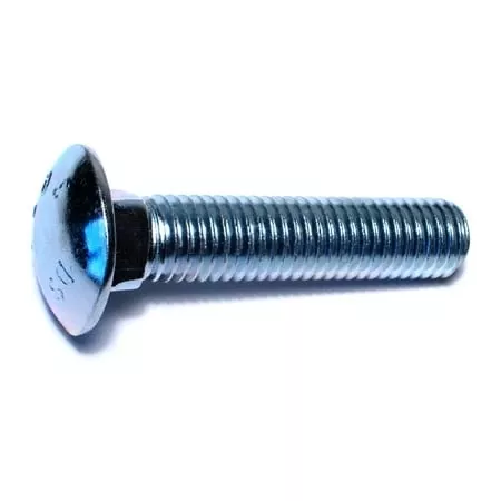 5/8-11 X 3 Zinc Plated Grade 2 Carriage Bolts – Coarse Thread A307 Steel