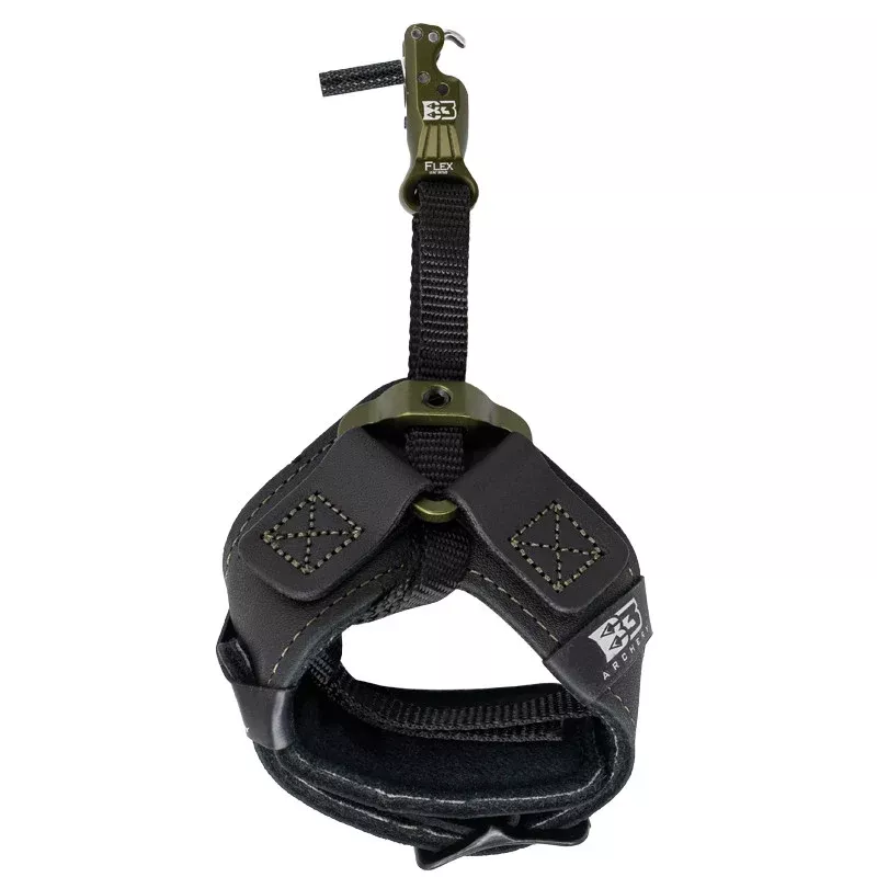 B3 Archery Hawk Release Swivel Stem Connector Buckle Strap OD Green – Used