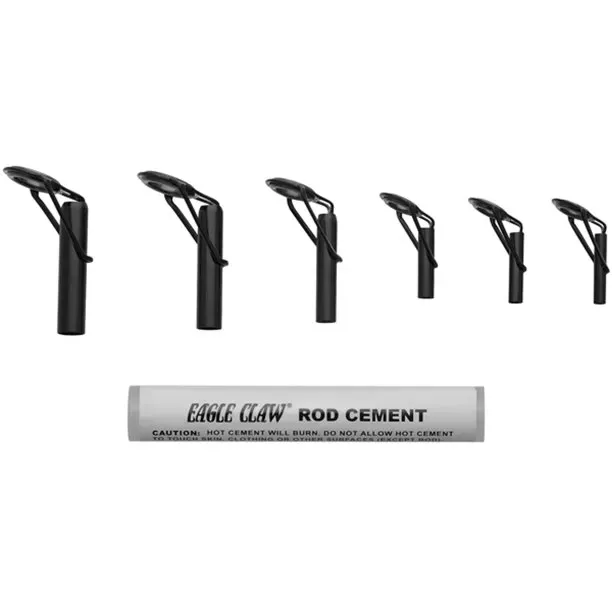 “Eagle Claw Hd & Stan Rod Tip Repair Kit 6Pc