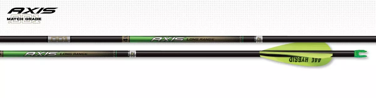 Easton Axis Long Range 4mm MATCH GRADE Arrow Shafts (dozen)