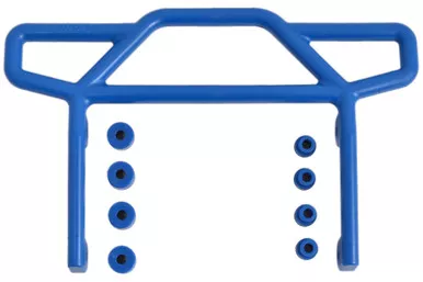 New Rpm R/C Products Rear Bumper For The Traxxas Electric Rustler - Blue