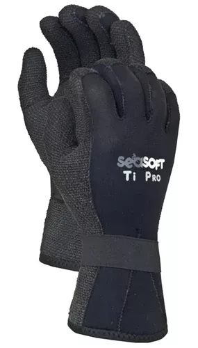 Seasoft Ti Pro 5mm Kevlar Gloves