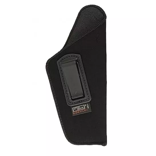 UNCLE MIKE’S SIZE 5 RIGHT HAND 4.5″ TO 5″ LARGE AUTOS INSIDE-THE-PANT OPEN STYLE HOLSTER, TEXTURED BLACK