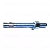 Wedge Anchors 3/4 Inch X 7 Inch Zinc Coated Heavy Duty Fasteners